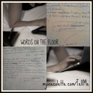 mjc-words on the floor tumescent