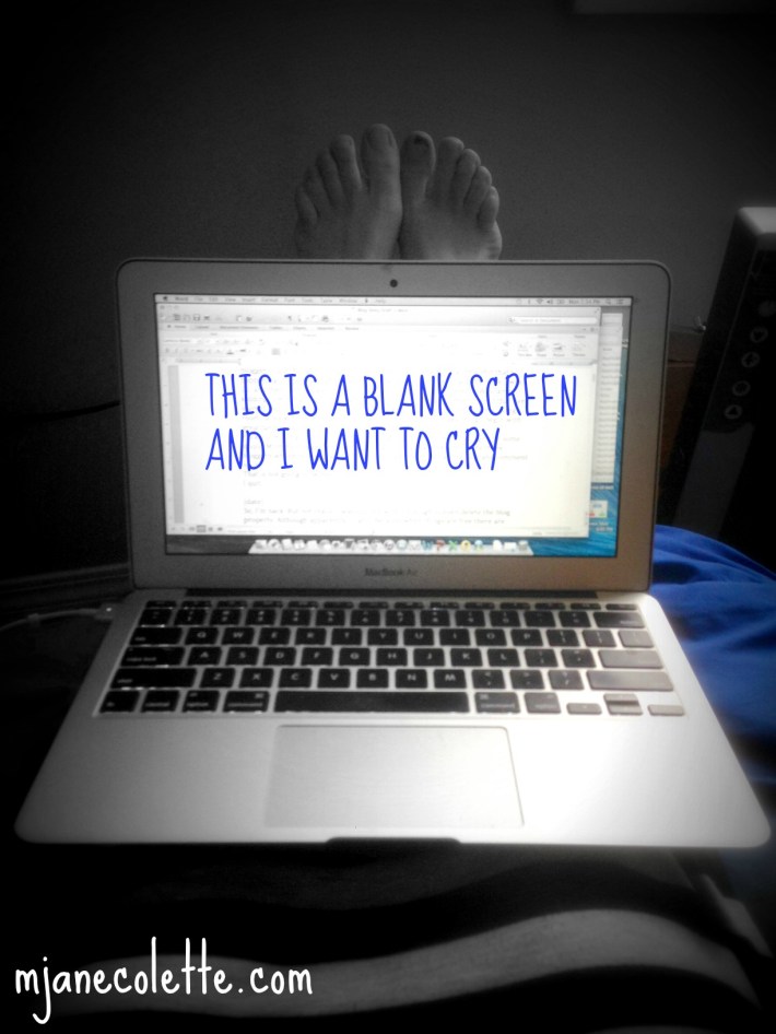mjc-this is a blank screen