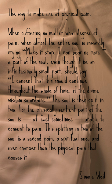 mjc-Simone Weil on suffering