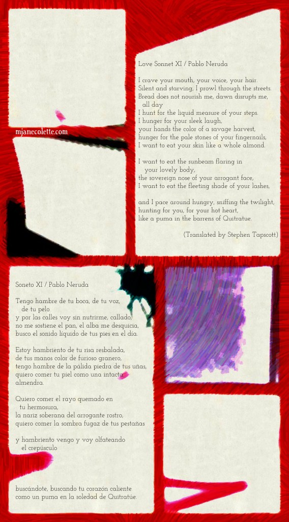 mjc-Love Sonnet XI Pablo Neruda